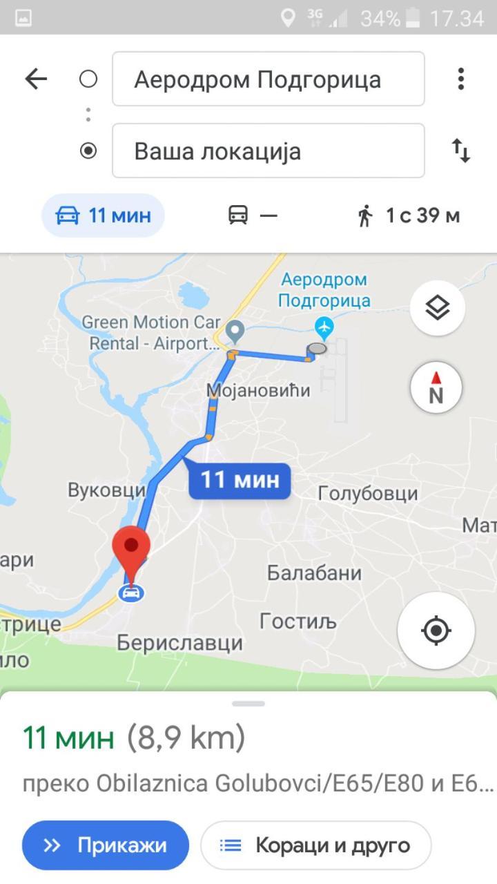 Apartment Helena Airport Ποντγορίτσα Εξωτερικό φωτογραφία